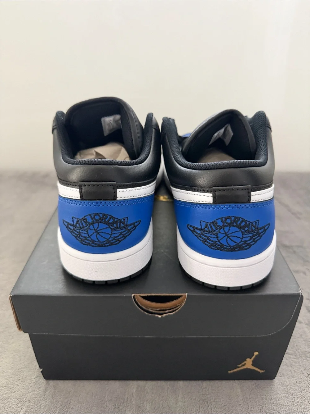 Nike Men’s Low Top Sneakers in Black, Blue, White